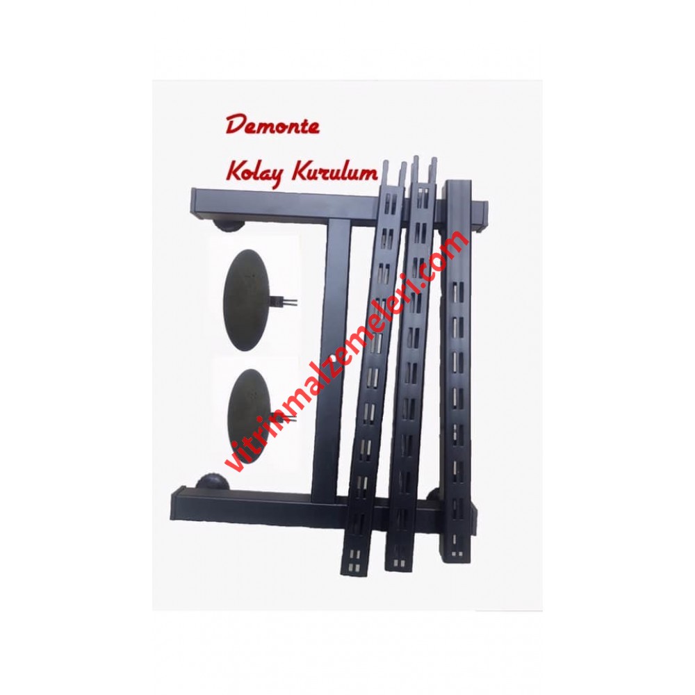 Ayakkabı Teşhir Standı 12'li Demonte