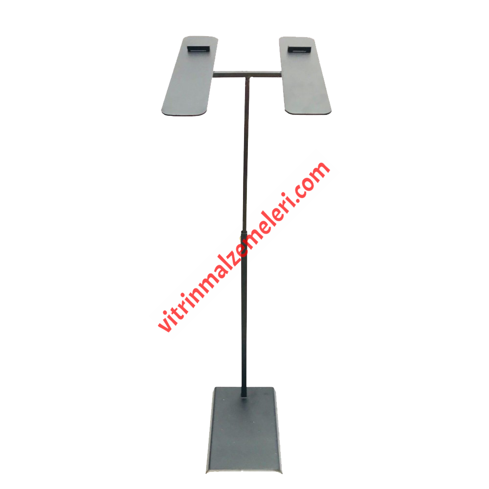 Ayakkabı Teşhir Standı Metal Yükseklik Ayarlı 2'li
