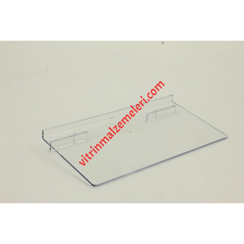 Plastik Kanala Geçme Büyük Ayakkabı Rafı Şeffaf