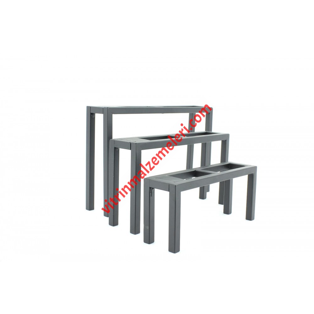 Üçlü Metal Ayakkabı Teşhir Standı