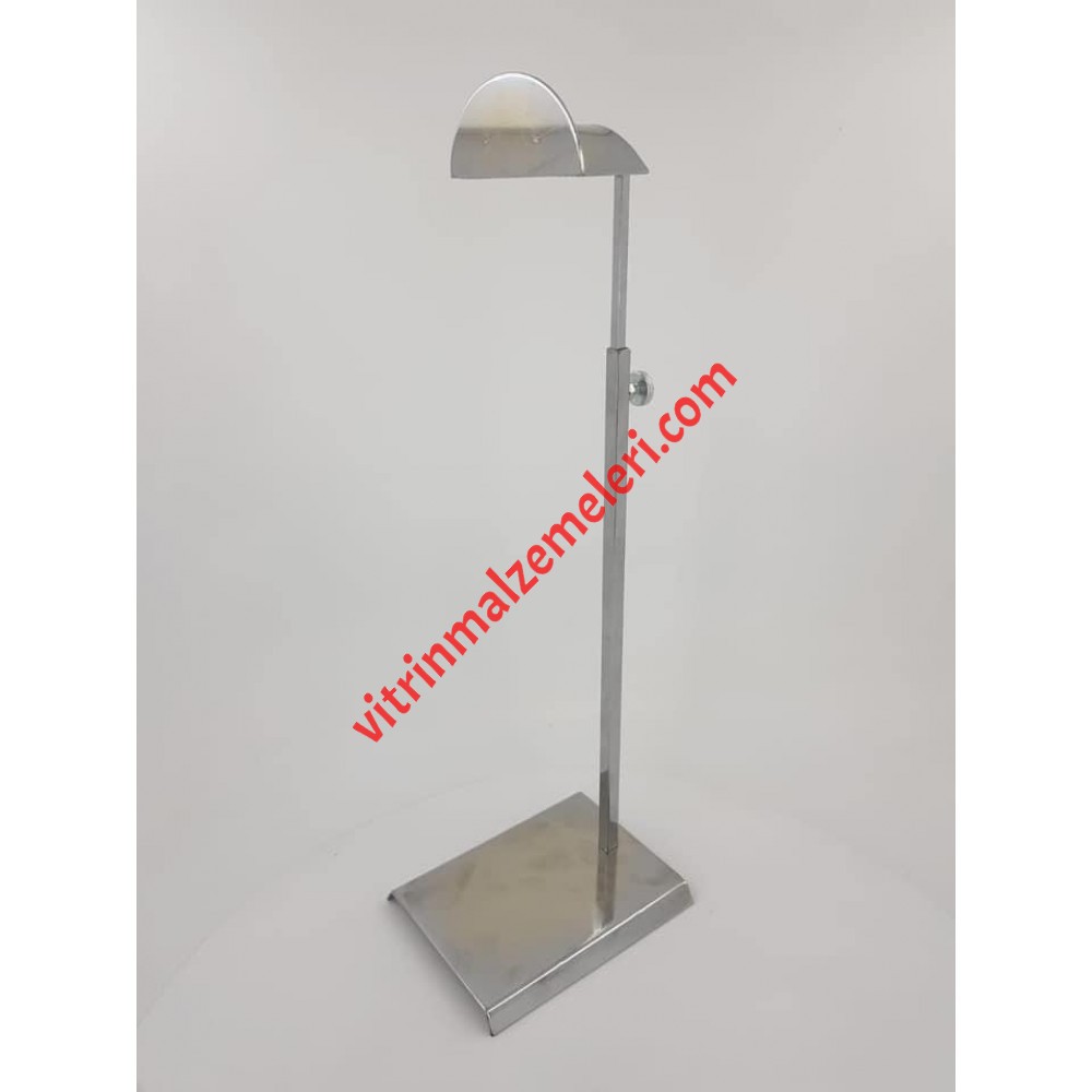 Çanta Teşhir Standı Krom Metal Yükseklik Ayarlı Tekli 