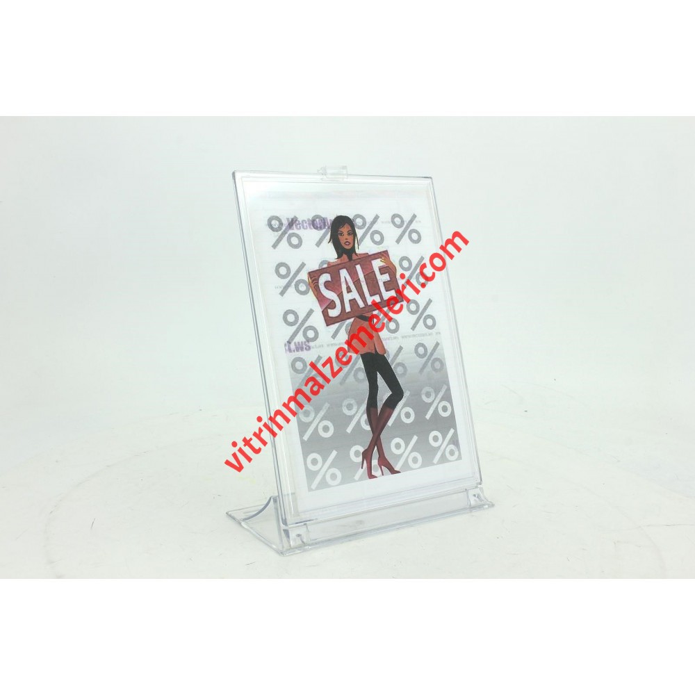 Plastik Masa Üstü Ürün Tanıtım ve Fiyat Sergileme Standı