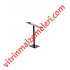 Ayakkabı Teşhir Standı Siyah Metal 15 cm