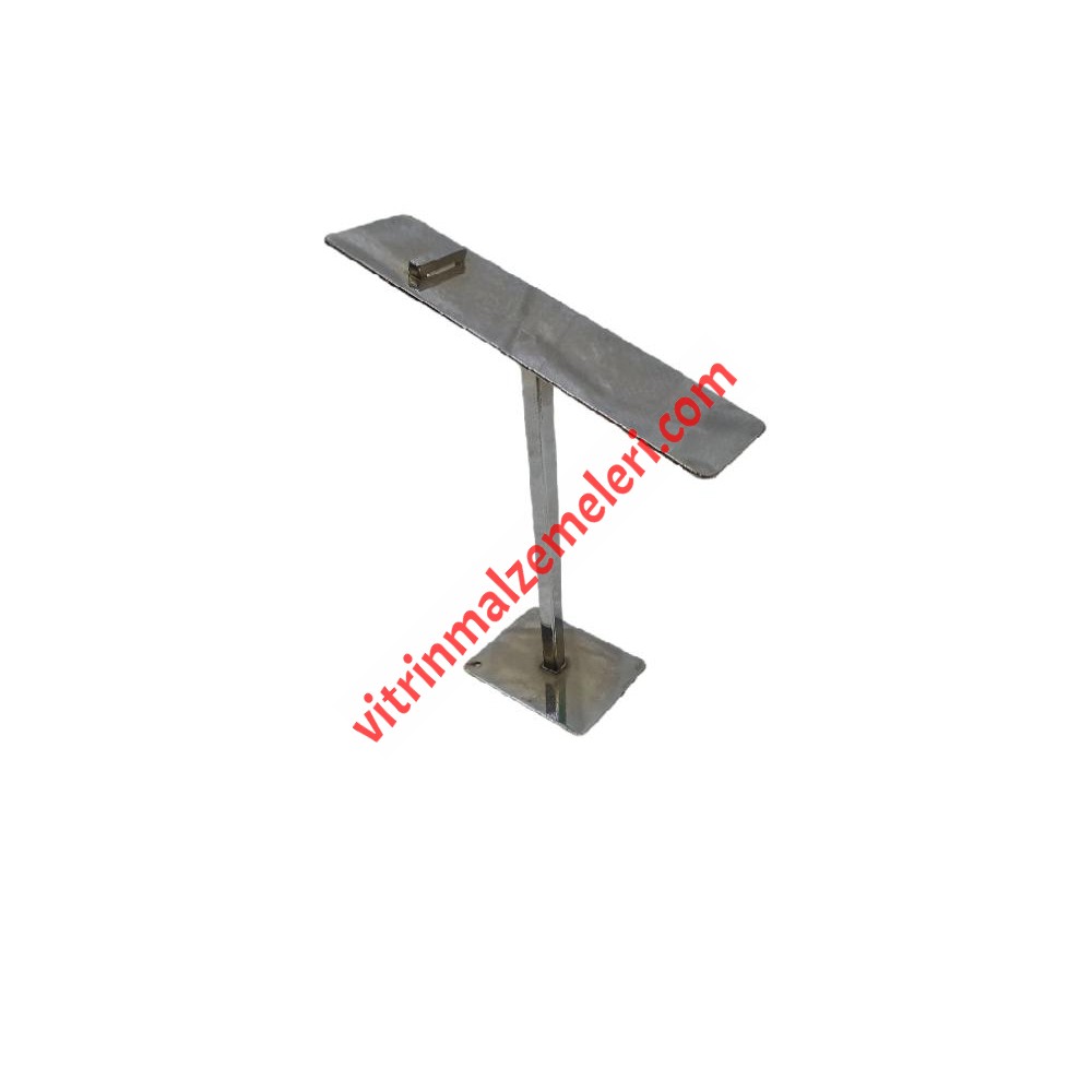 Ayakkabı Teşhir Standı Krom Metal 20 cm