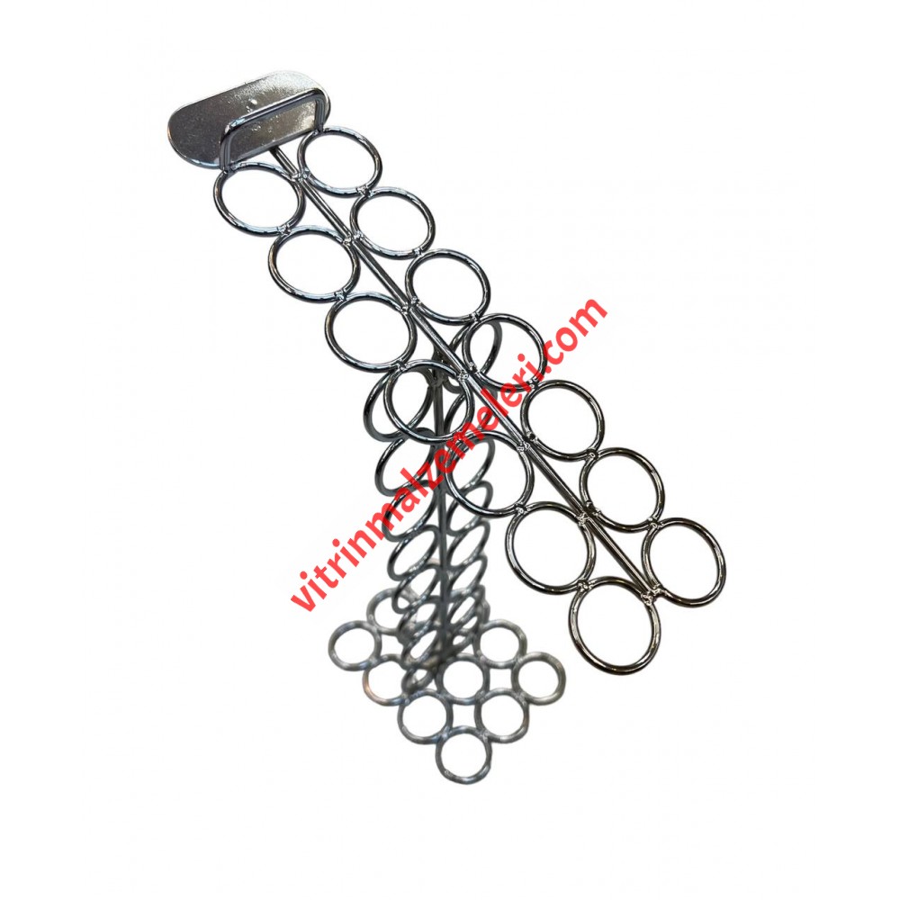 Krom Pul Metal Ayakkabı Teşhir Standı