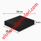 Siyah 3 Kg Taşıma Kapasiteli 20 x 20 cm Kare Elektrikli Dönen Stand Modeli