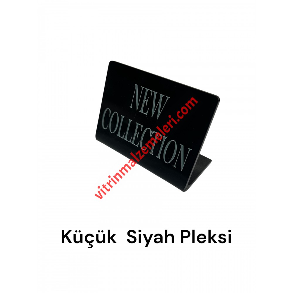 PLEKSİ ÜRÜN TANITIM VE BİLGİLENDİRME ÇERÇEVELERİ KÜÇÜK SİYAH MODEL