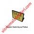PLEKSİ ÜRÜN TANITIM VE BİLGİLENDİRME ÇERÇEVELERİ KÜÇÜK GOLD AYNA MODEL