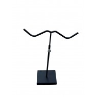 Metal Krom ve Siyah Yükseklik Ayarlı İkili Çanta Askılıgı