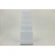 Cüzdan ve Abiye Çanta Teşhir Standı Plastik Beyaz