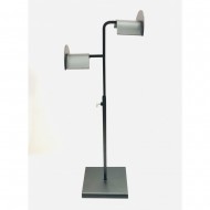 Çanta Teşhir Standı Siyah Metal Yükseklik Ayarlı İkili