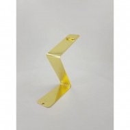 Metal Z Şeklinde Ayakkabı Teşhir Standı Altın